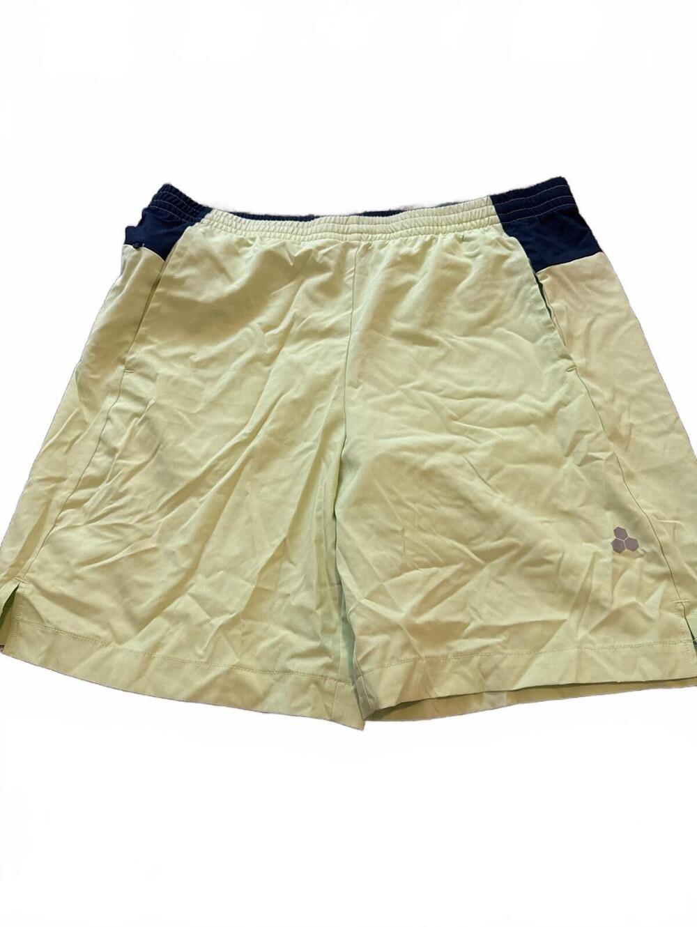 Tek Gear Boys Yellow Black Athletic Shorts XL Husky - Comfortable Fit